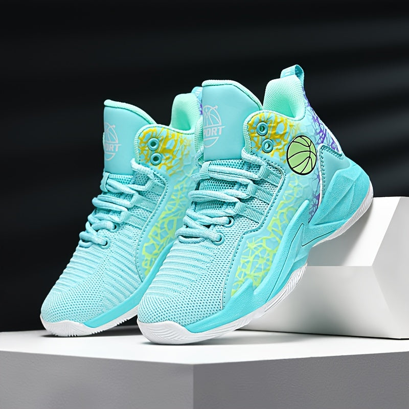 Kids Basketball Shoes Breathable Lightweight Casual Sneakers for Boys and Girls