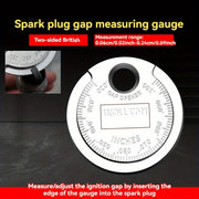 Spark Plug Gap Tool for Cars and Motorcycles, Dual-Sided Measuring, Durable Conductive Material
