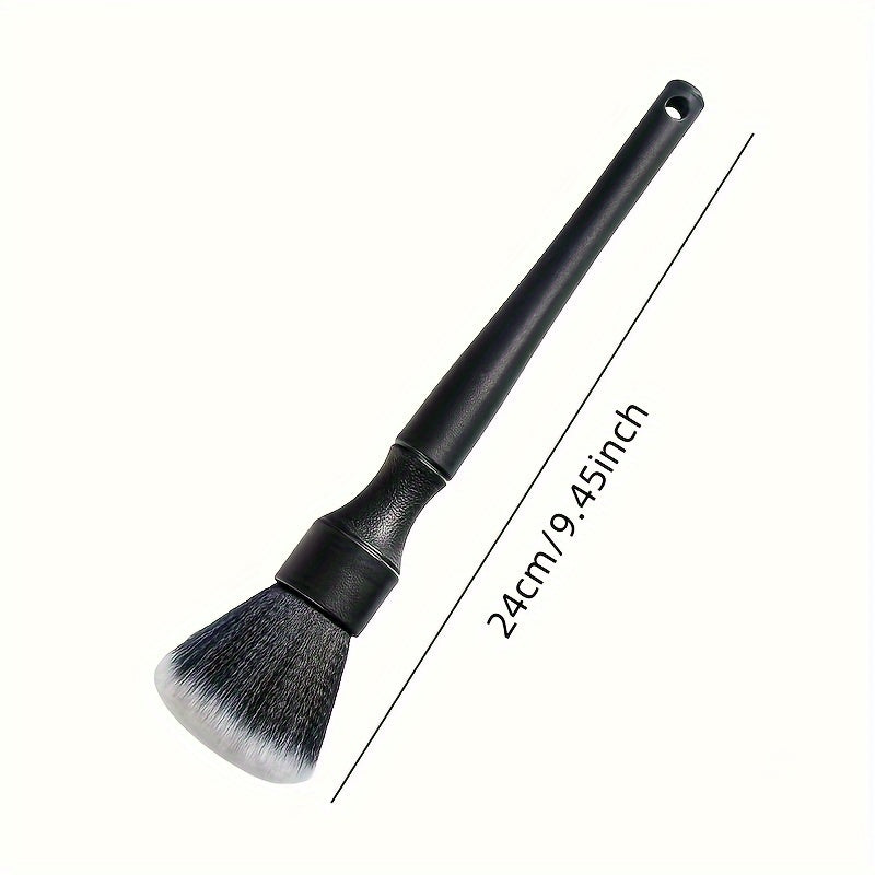 Cepillo de cerdas suaves para limpieza de interiores de coche con mango de plástico y eliminación de polvo