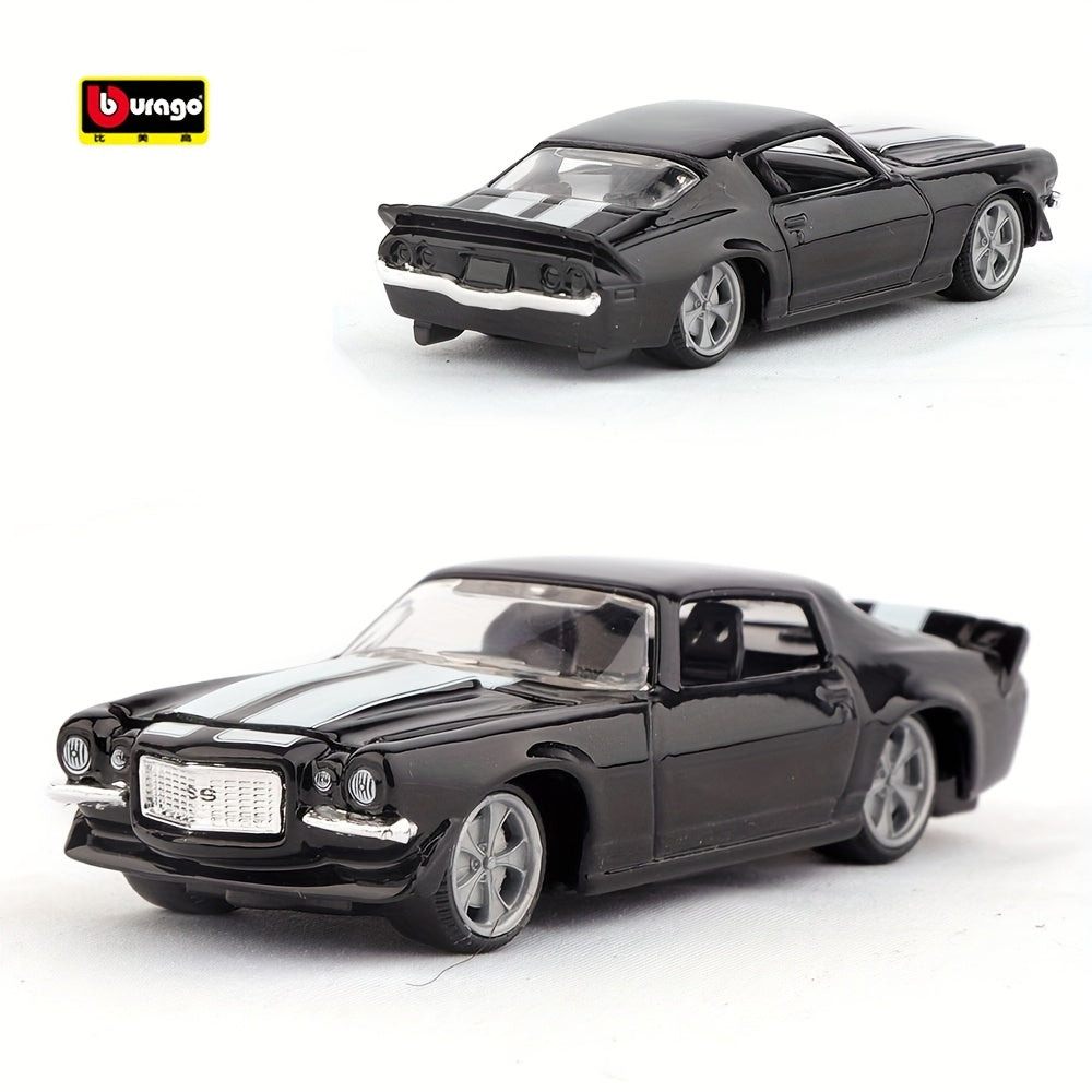 Kids Toy Car Alloy Model 1:64 Scale 1971 Chevy Decorative Gift