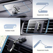 Universal Magnetic Car Phone Holder 360° Rotation Zinc Alloy Dashboard