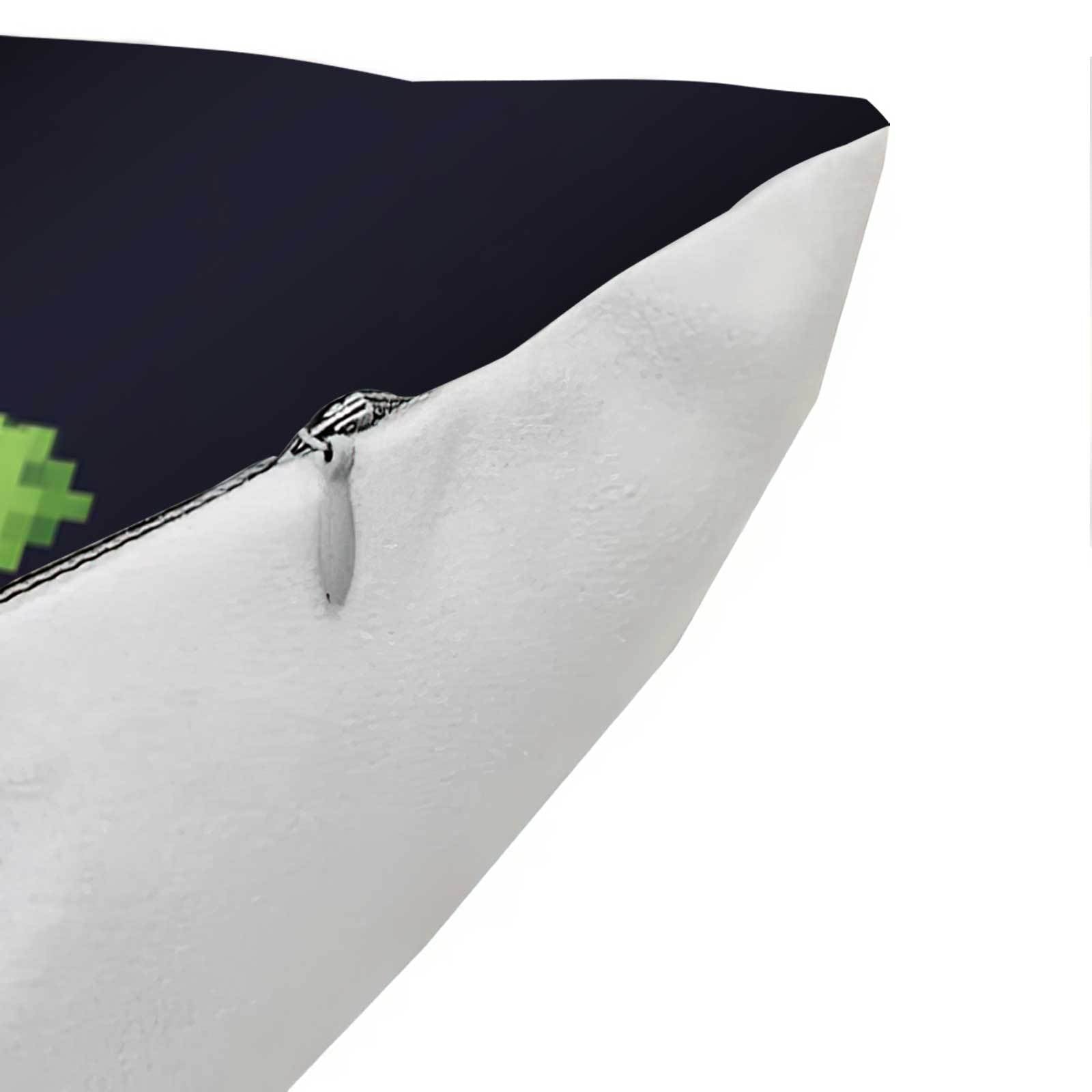 Set of 4 Heart and Butterfly Throw Pillow Covers Soft Zipper Closure Machine Washable Decorative Cushions for Sofa Bedroom Balcony Car