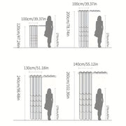 Black and White Water Ripple Pattern Curtain with Silver Hot Stamping for Window Screen