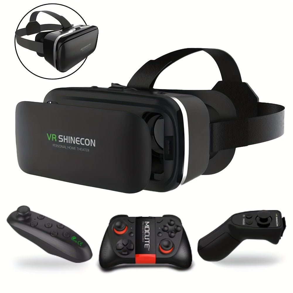 VR Headset for Smartphones 11.94-16.76cm Lightweight Adjustable Virtual Reality Glasses