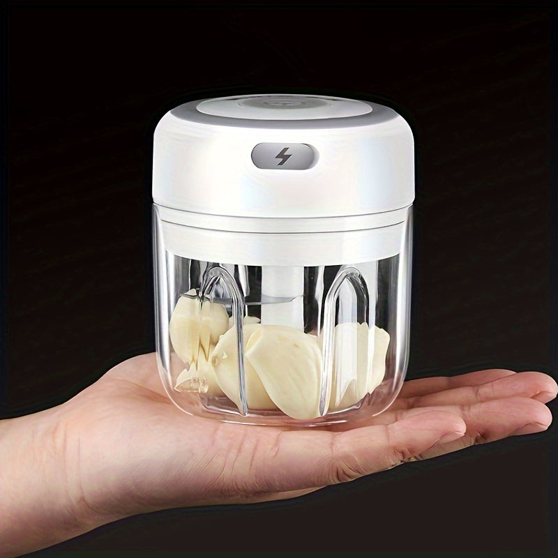 Electric Garlic Chopper 250ml USB Rechargeable Mini Food Processor