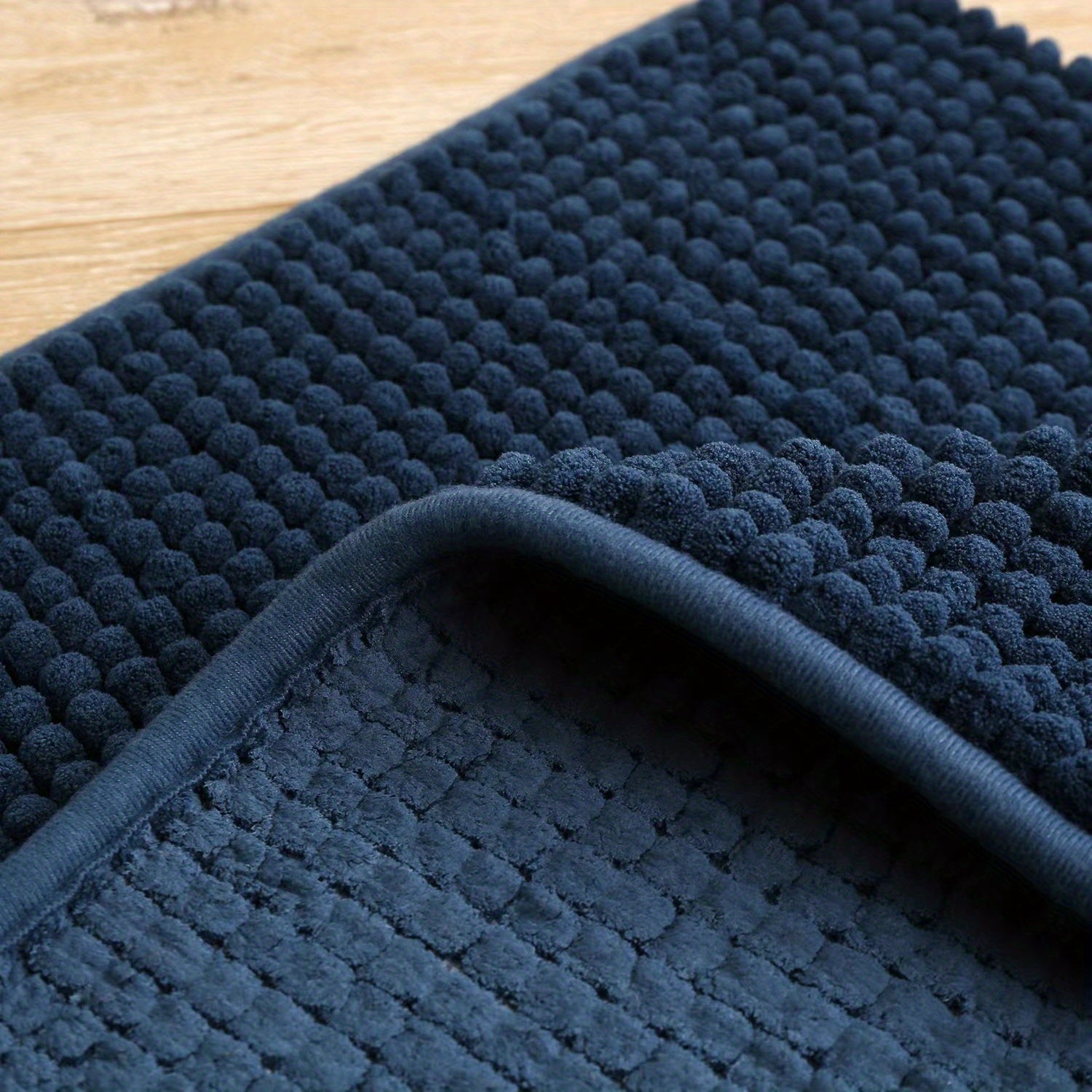 Luxurious Chenille Bath Mat 2cm Thick Non-Slip Absorbent Quick-Dry