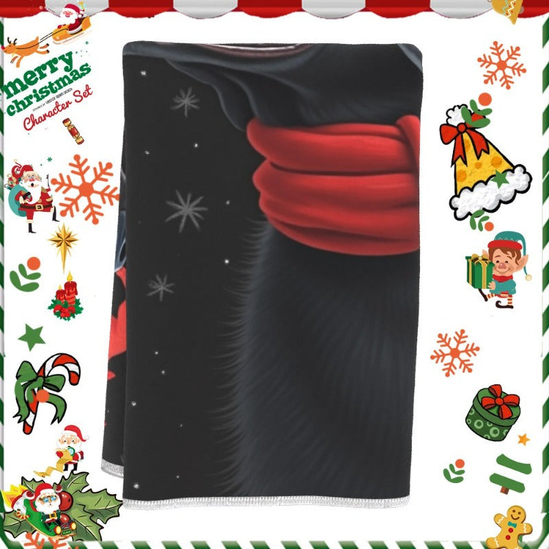 Soft Christmas Towel 18x66cm Winter Decor Holiday Kitchen Accessory