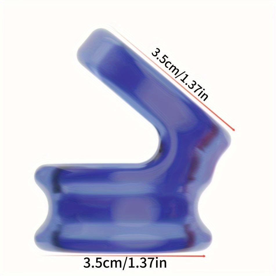 Erkaklar uchun TPE kuchaytirish halqasi, qayta ishlatiladigan, bir xil rangli, erkaklar uchun jinsiy o'yinchoq