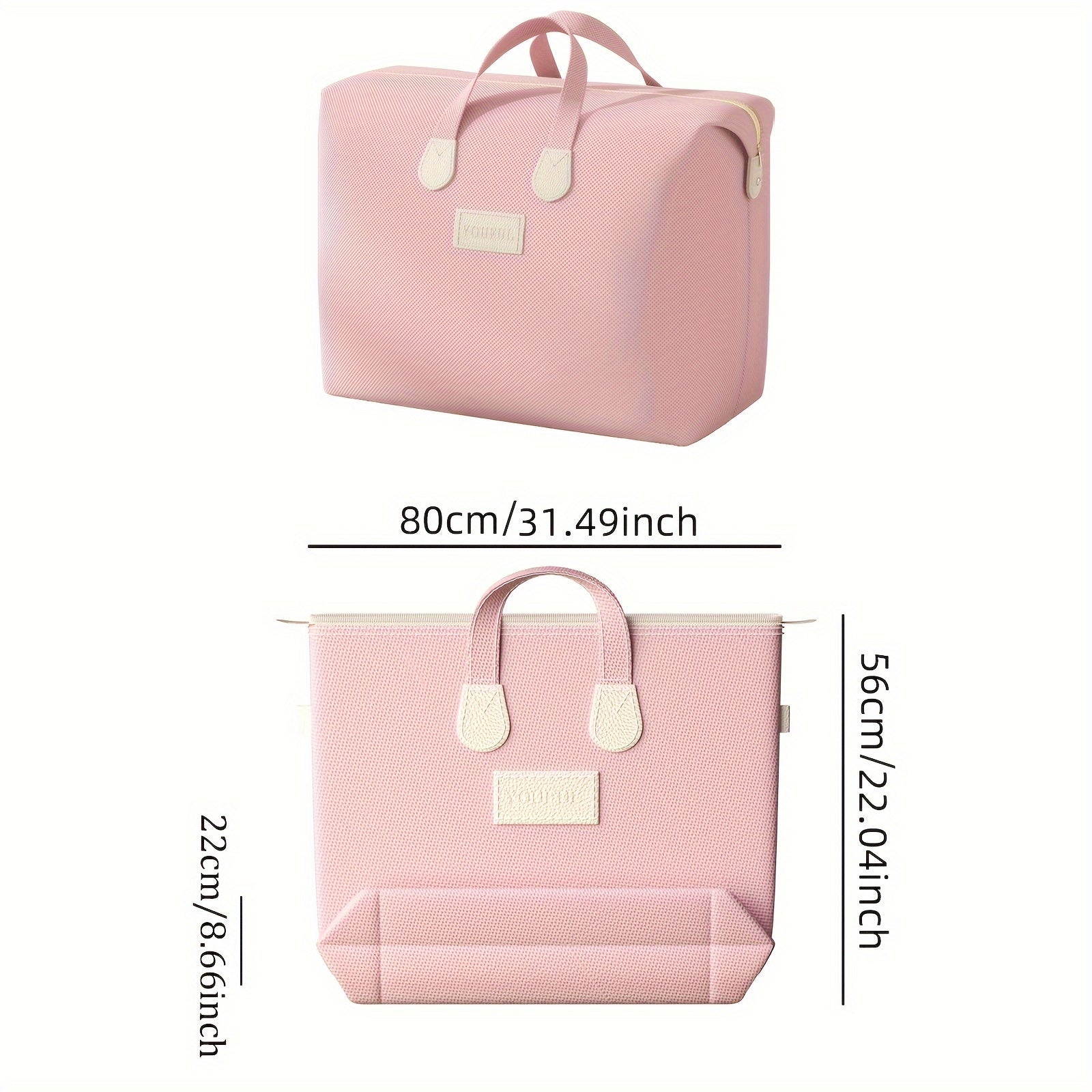 Fabric Storage Bag for Comforters Shoes and Clothes Lightweight Travel Organizer