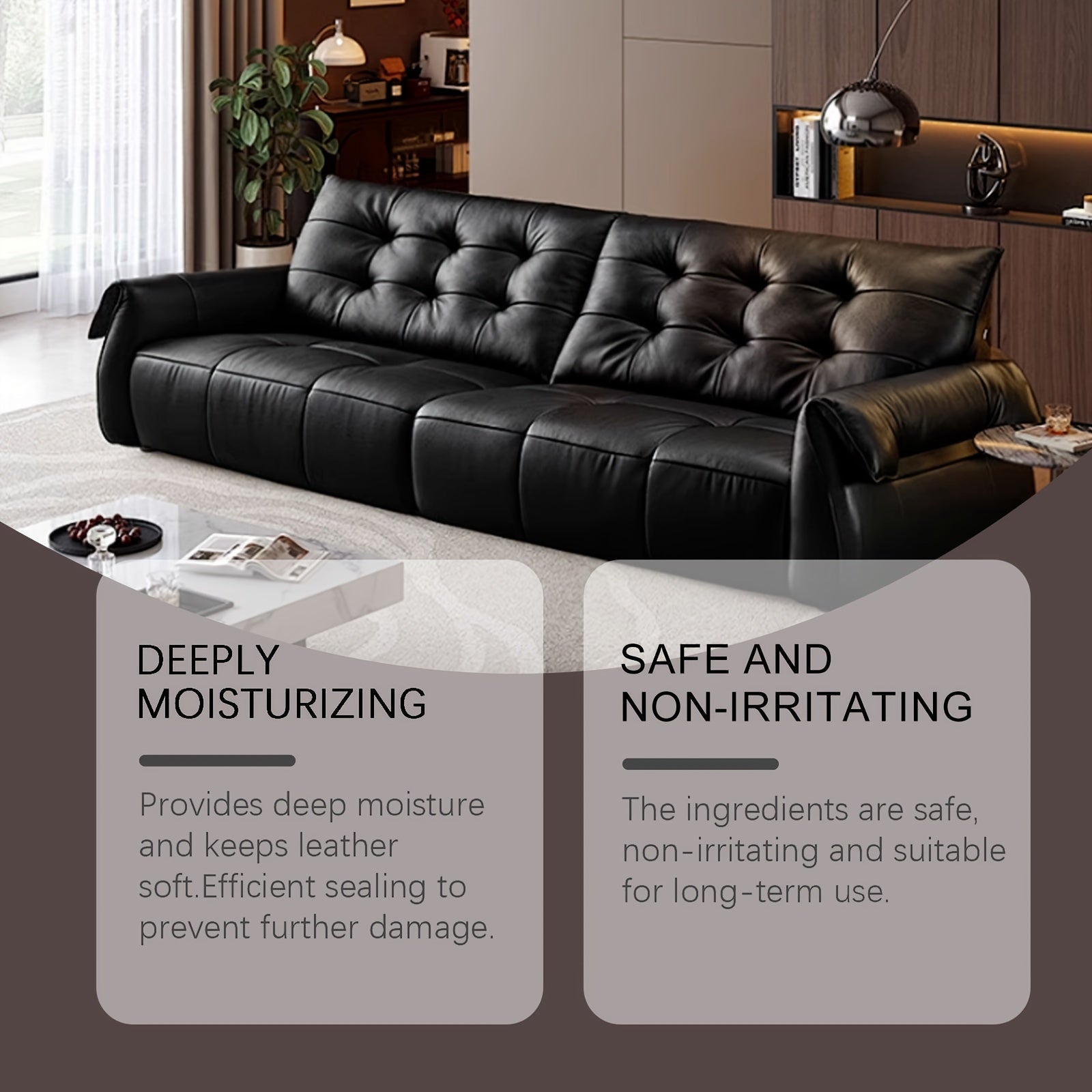 Crema de reparación para interior de coche y sofá en tonos marrón, pasta de restauración fácil de limpiar