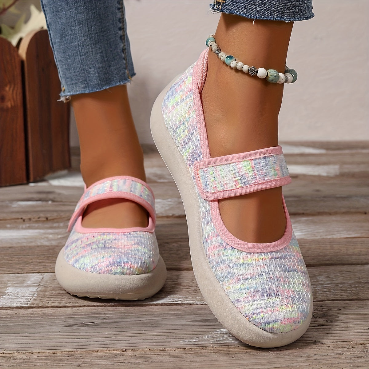 Women's Casual Flat Shoes Soft Sole Lightweight Walking Shoes