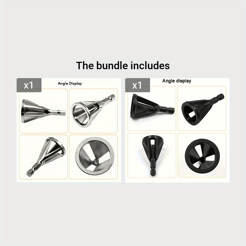 Universal Metal Burr Removal and Chamfering Tool for Drills