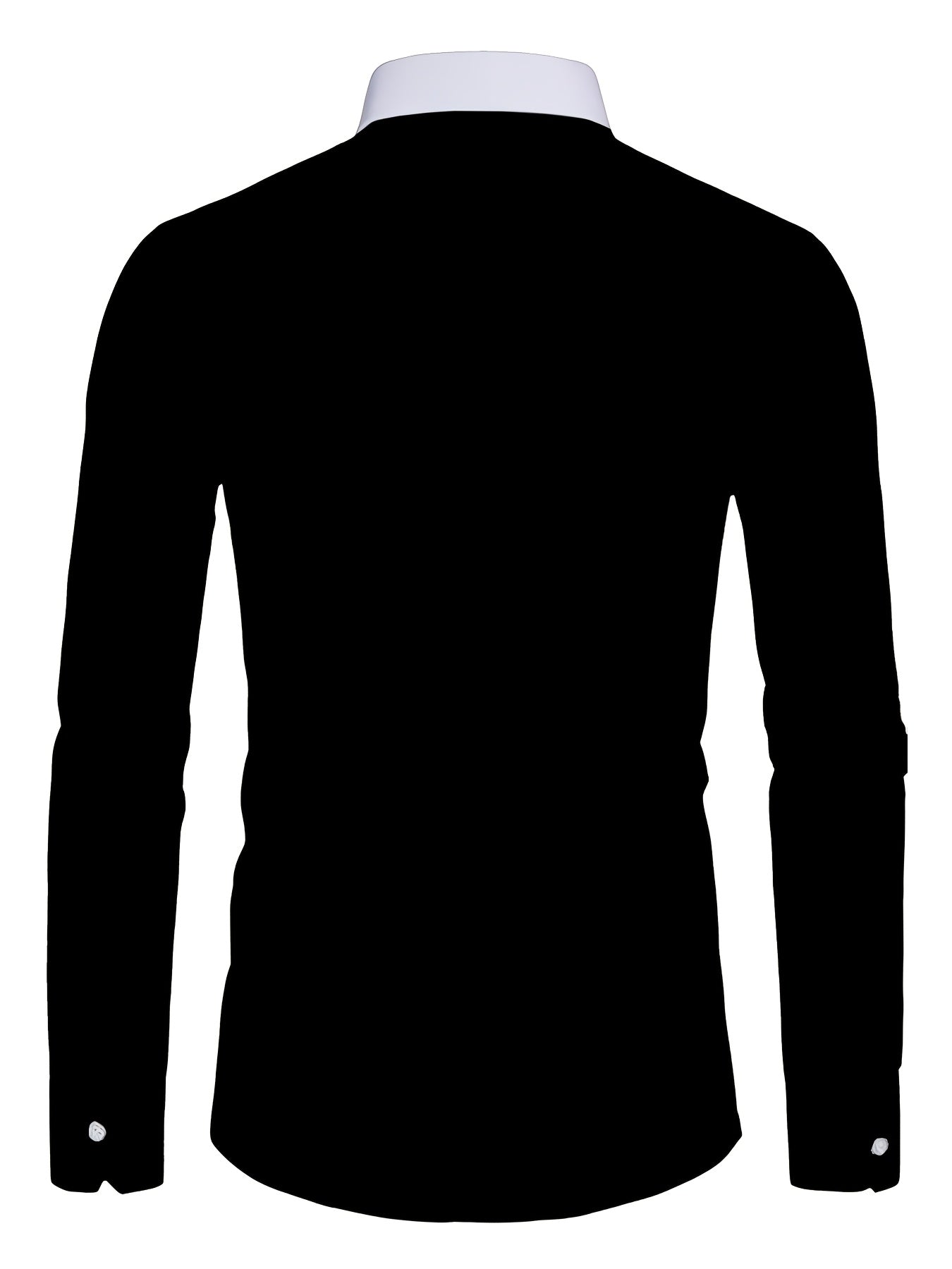 Men's Casual Golf Shirt Long Sleeve Black White 3D Print Polyester Woven Regular Fit Lapel Collar Spring Fall Plus Size