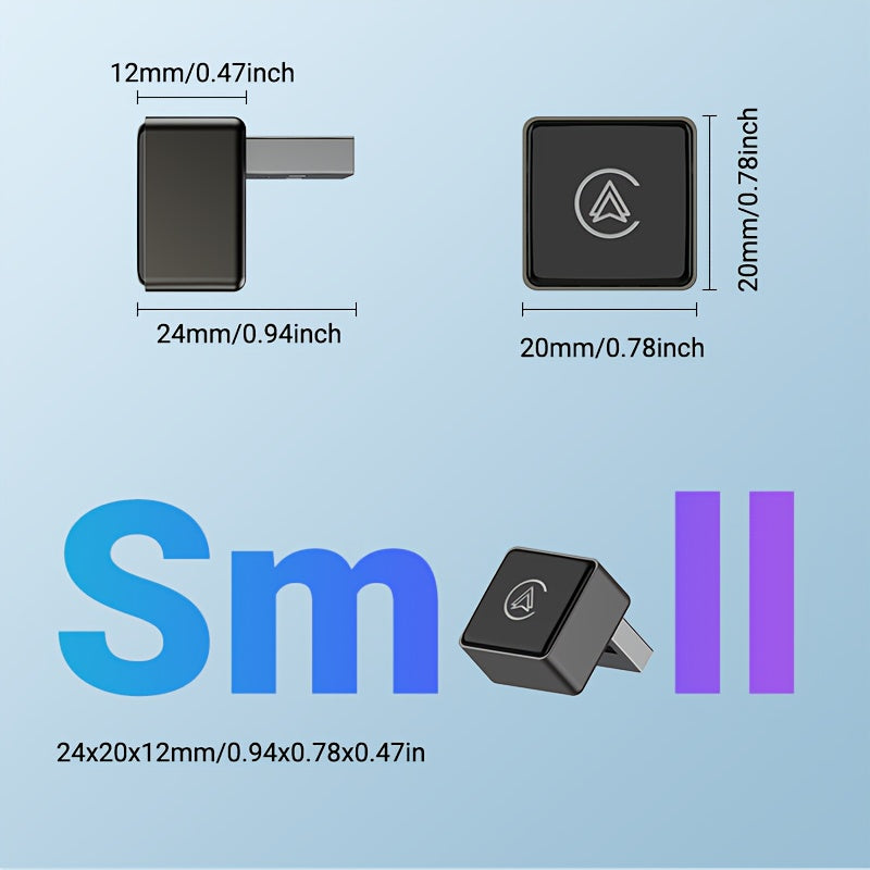Wireless Carplay And Android Auto Adapter for Cars with OTA Upgrade