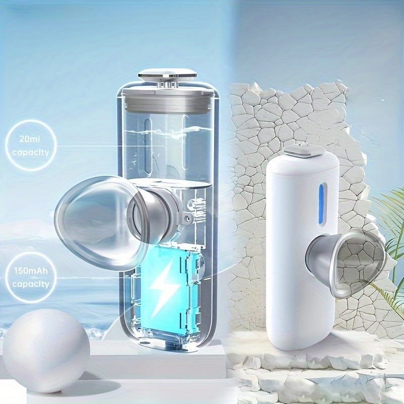 Portable Nano Facial Mist Sprayer for Skin Hydration and Eye Fatigue Relief