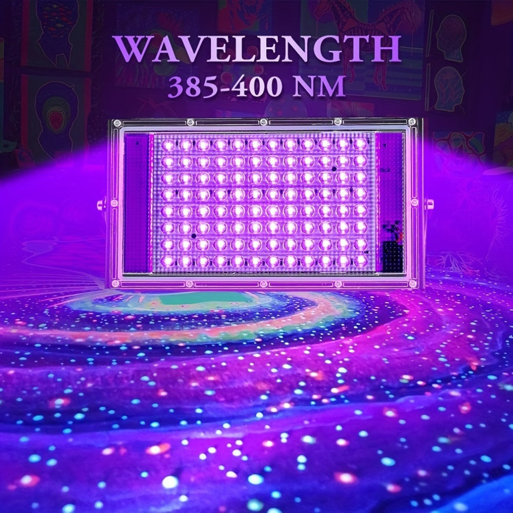 UV Black Light Pack 50/96/144 LEDs USB Powered for Party Halloween Fluorescent Posters