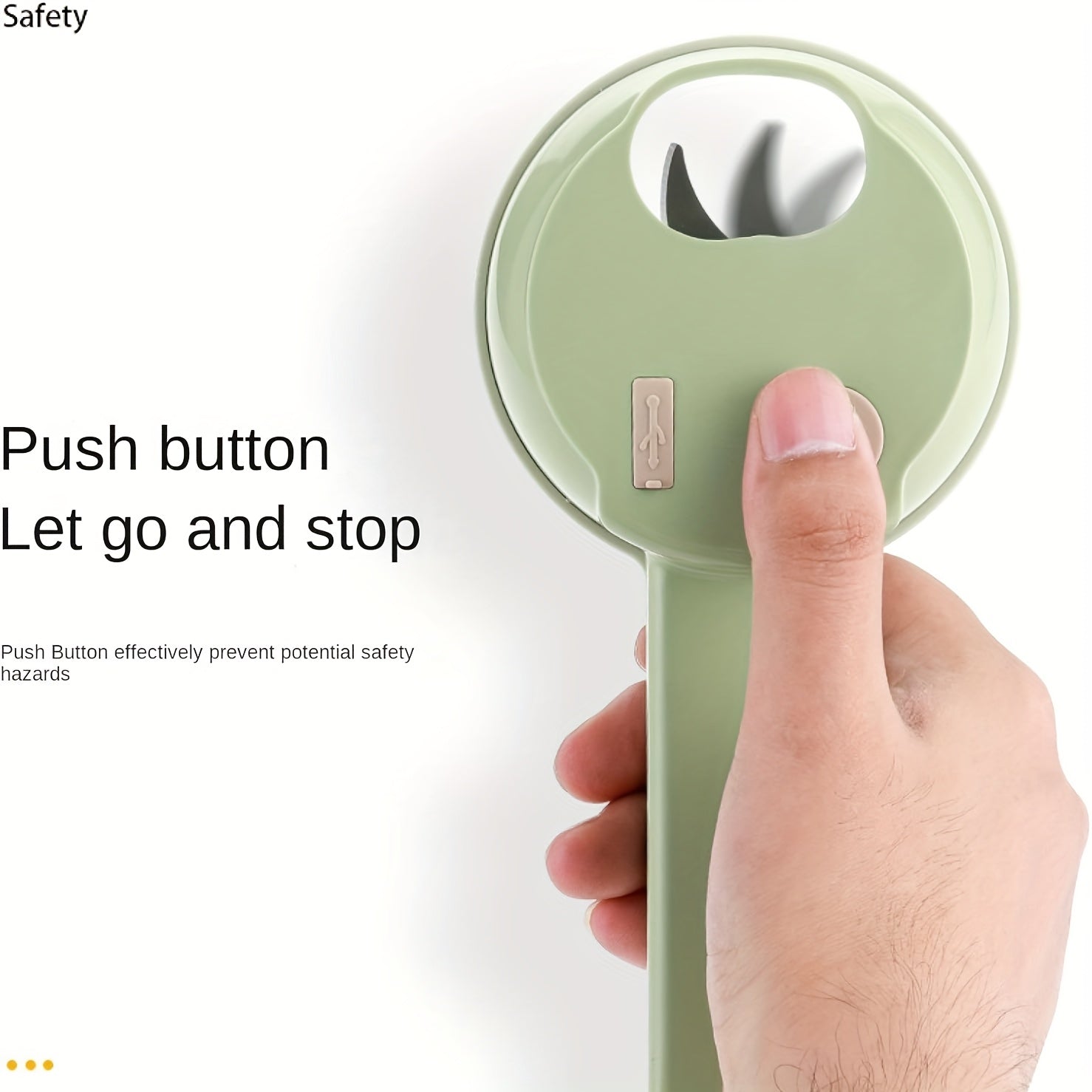 4-in-1 qoʻl bilan ishlovchi elektr oziq-ovqat kesgich toʻplami mevalar, sabzavotlar, goʻshtlar uchun