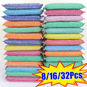 Reusable Kitchen Sponges 8/16/32 Pack Thick Durable Scrubbing Dish Utensils