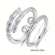 Gothic Hip-Hop Couple Rings Zinc Alloy for Men and Women Stylish Jewelry