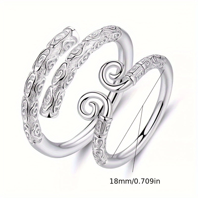 Gothic Hip-Hop Couple Rings Zinc Alloy for Men and Women Stylish Jewelry