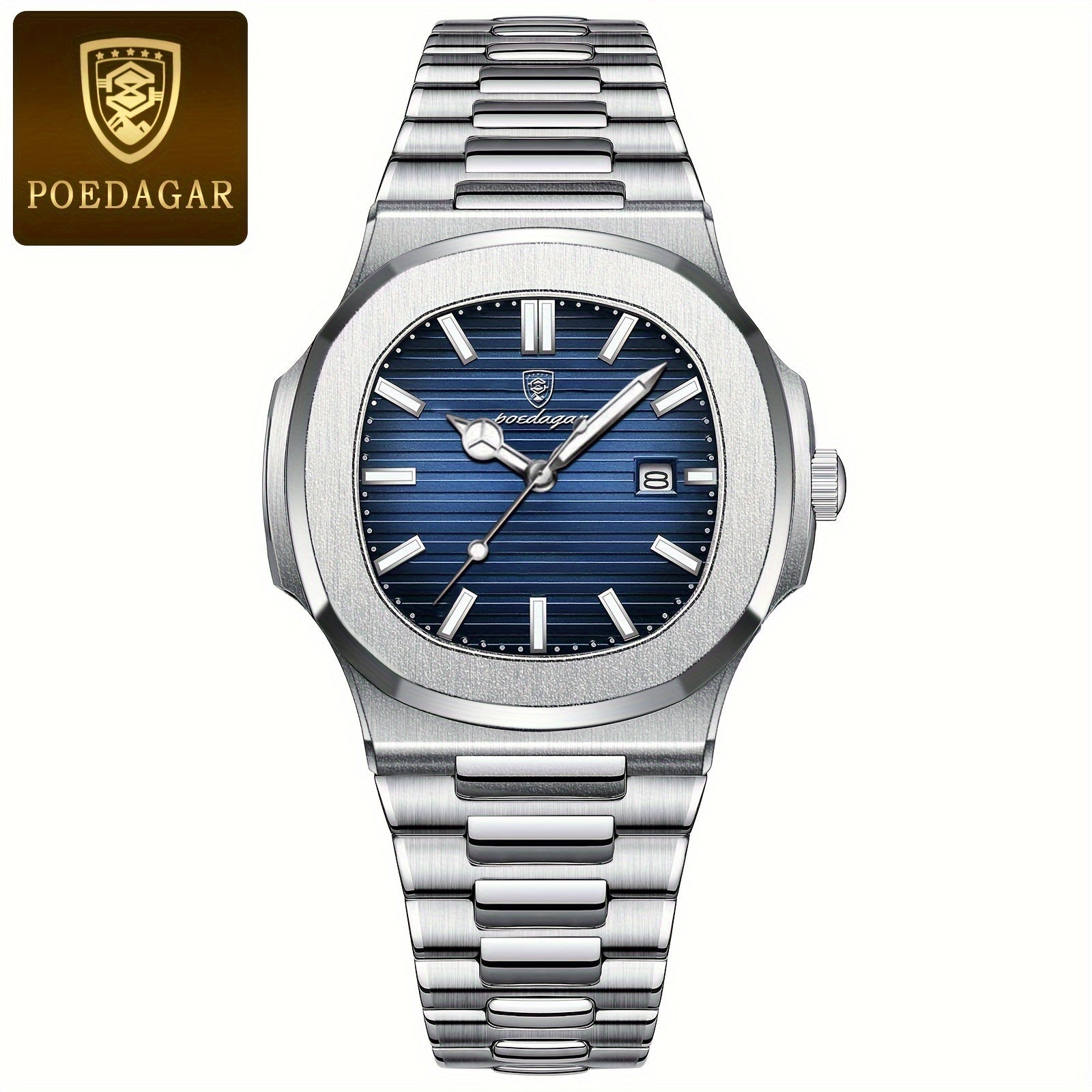 Men's Quartz Wristwatch with Luminous Calendar Stylish Casual Watch for Students