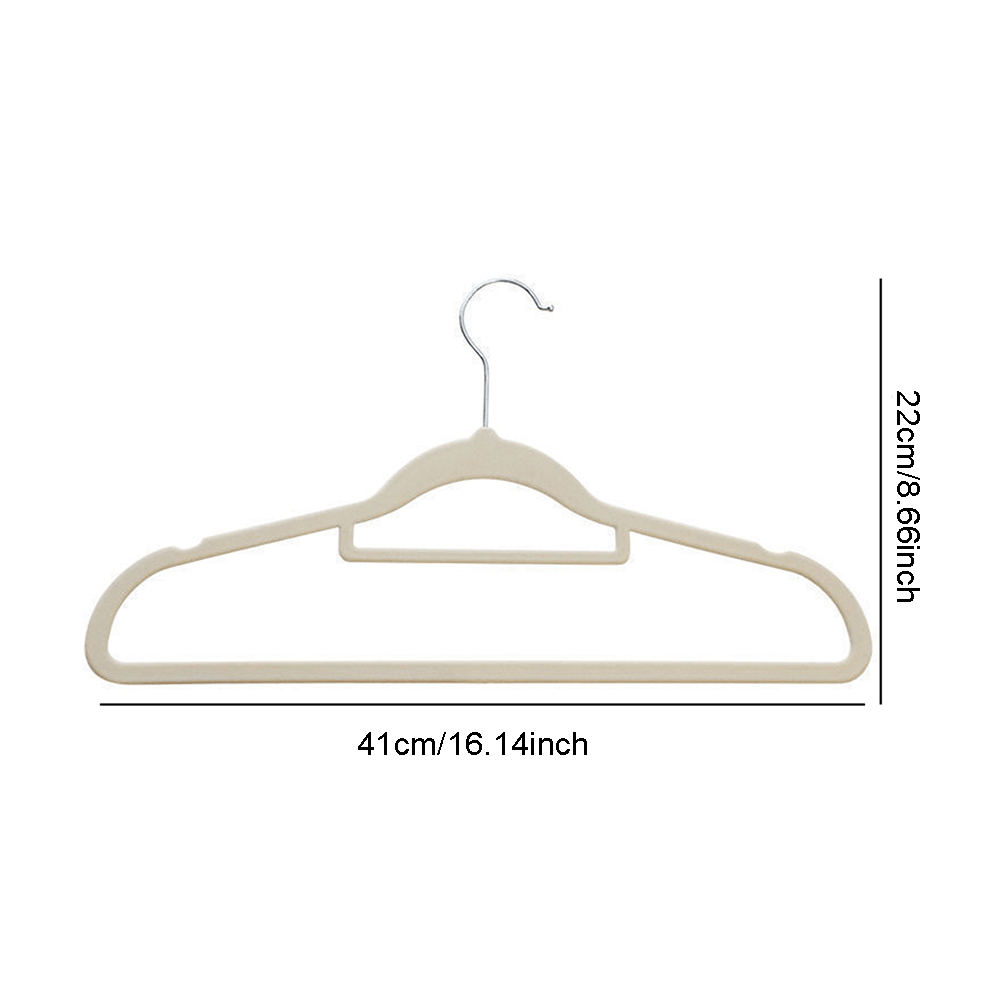 Set of 10 Velvet Hangers Non-Slip Tie Bar Swivel Hooks for Coats and Clothes