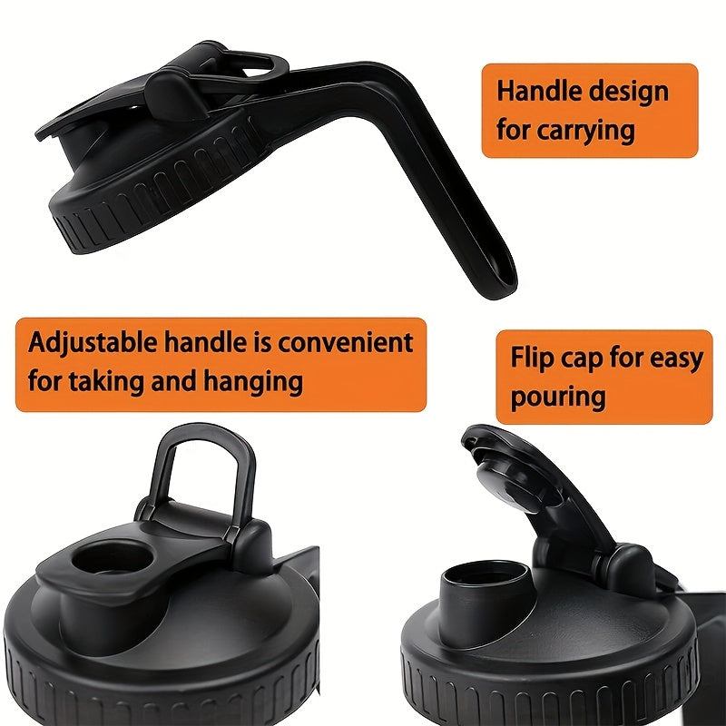 Многоразовая крышка для банок Mason с ручкой, герметичная силиконовая прокладка, крышка с широким горлышком