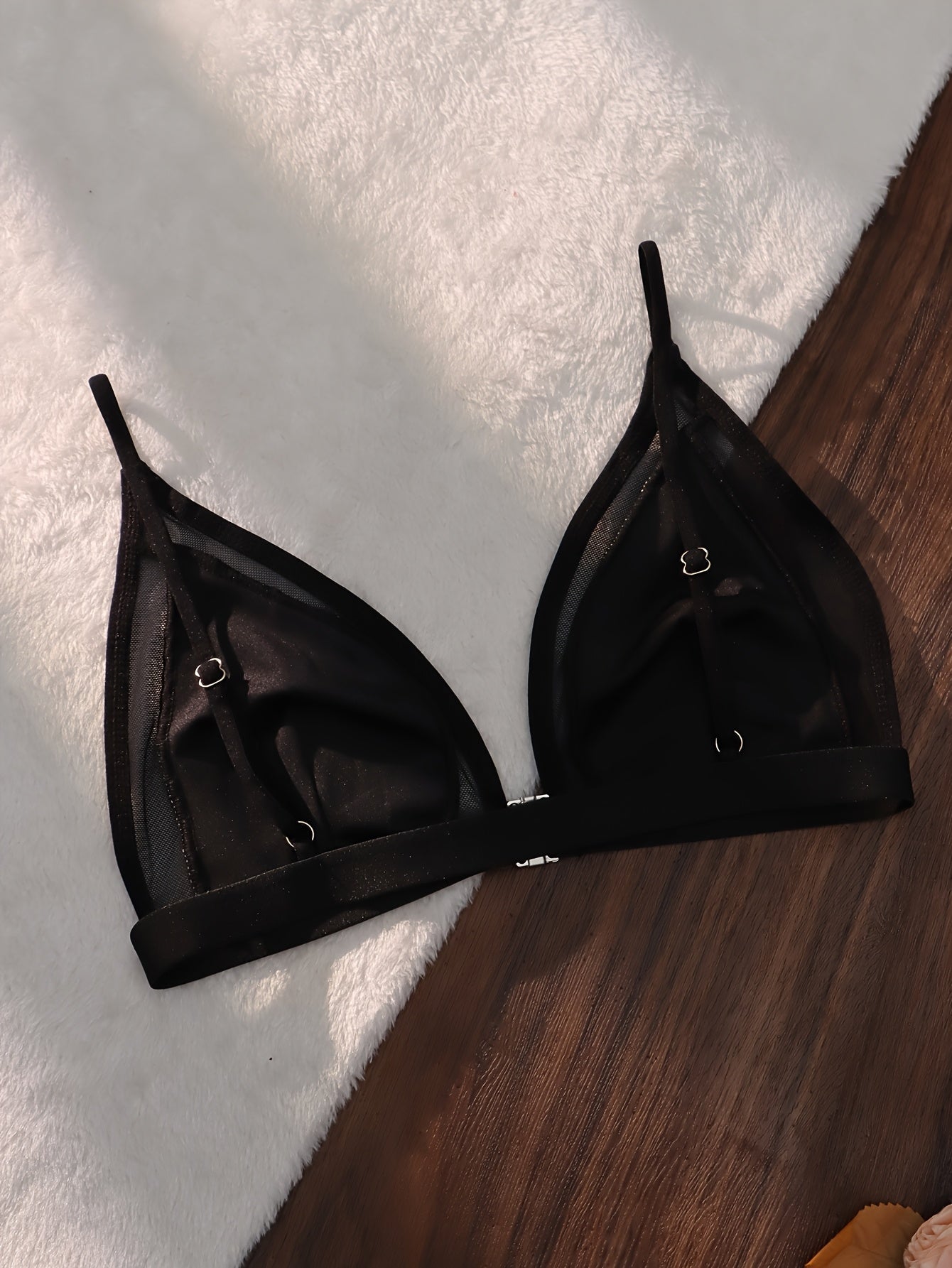 Leopard Print Wire-Free Bralette for Women with Front Closure