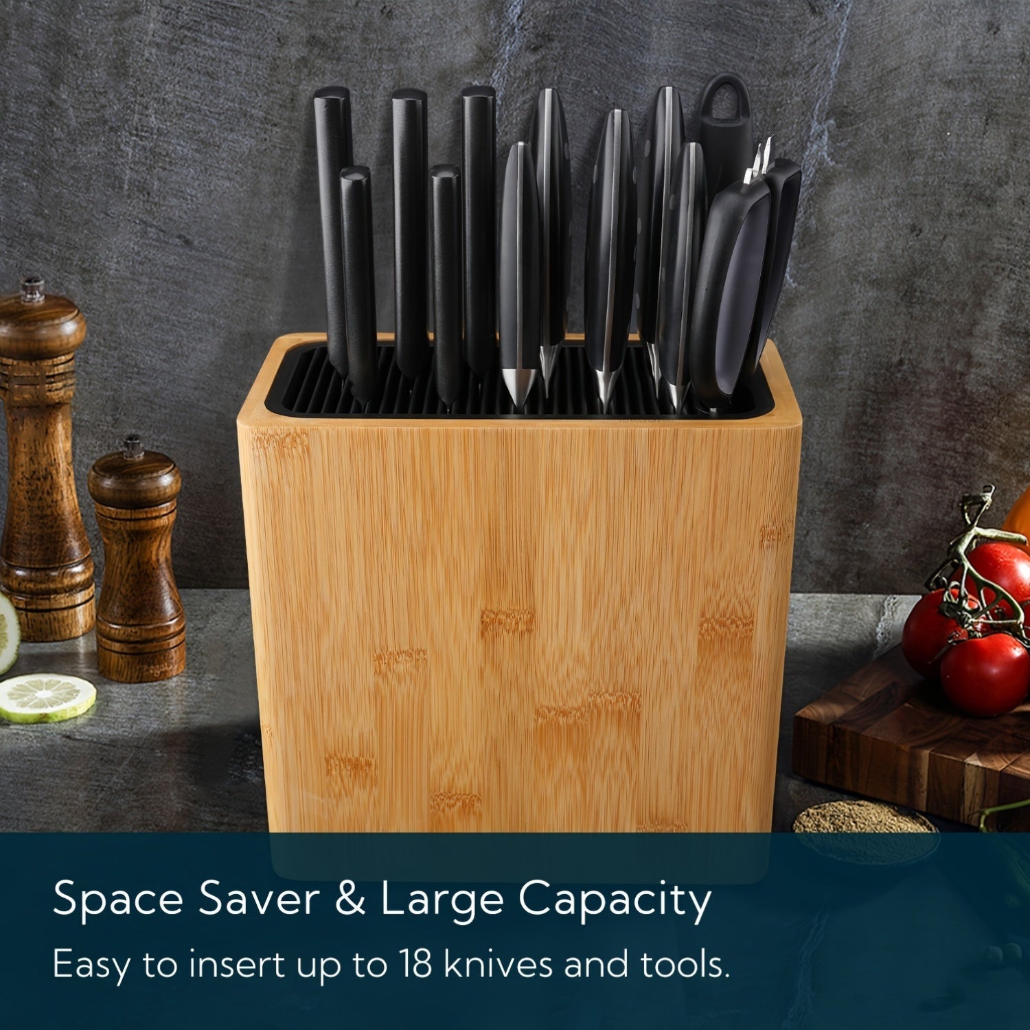 Kitchen Knife Rack with Multiple Functions and Home Storage Organizer