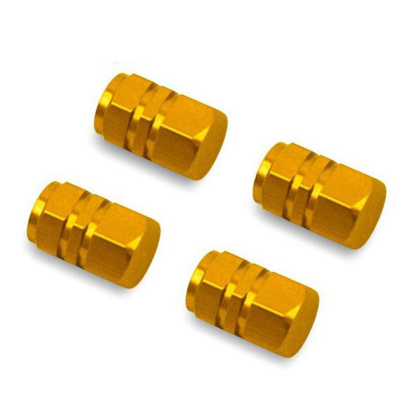 4 шт. крышки для вентилей шин из алюминиевого сплава, крышка для давления в колесах автомобиля, винт, подходит для большинства транспортных средств