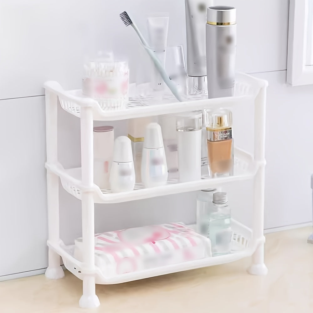Bathroom Vanity Organizer Shelf for Makeup Toiletries and Sundries Storage
