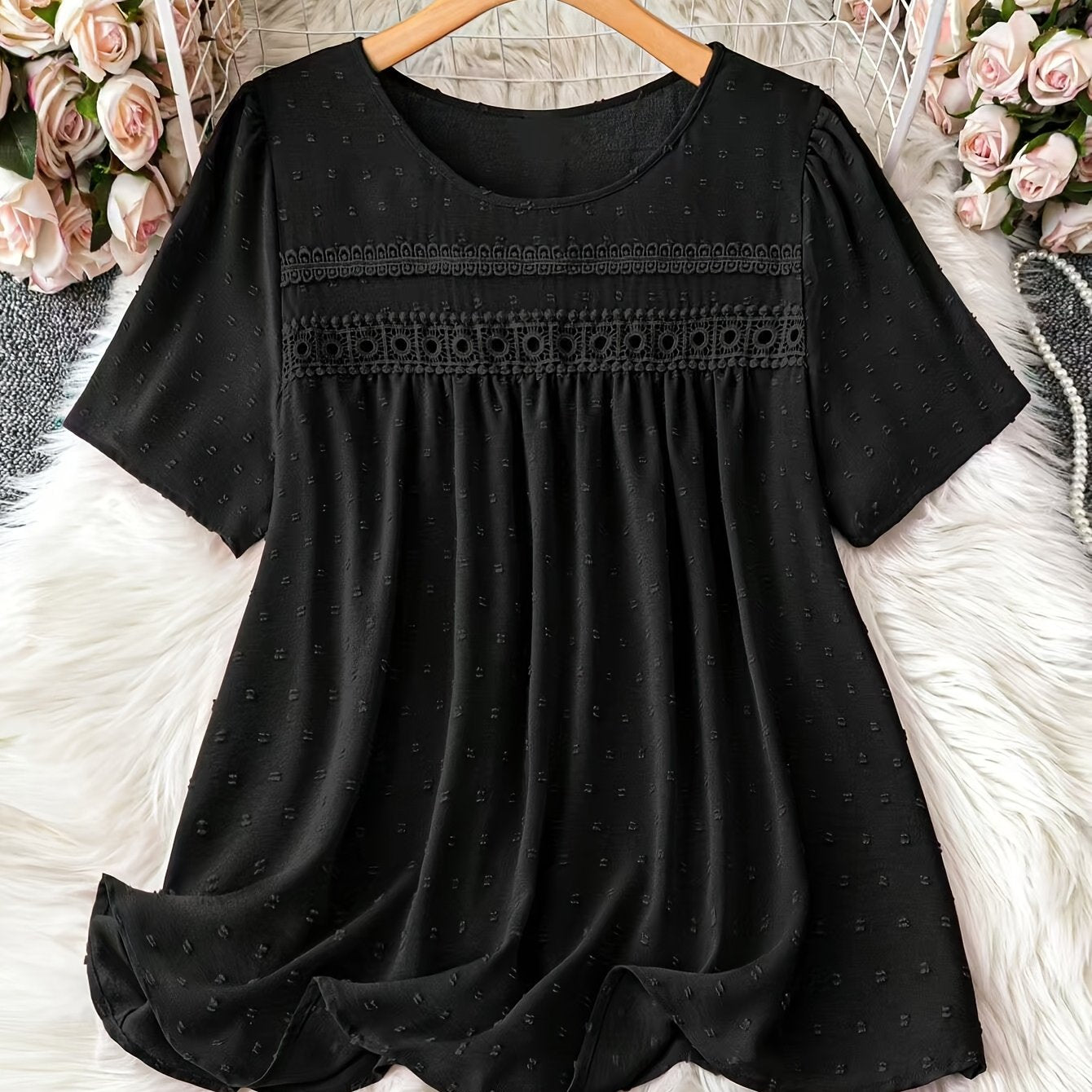 Plus o'lcham ayollar moda topi, kundalik, qulay, erkin fit