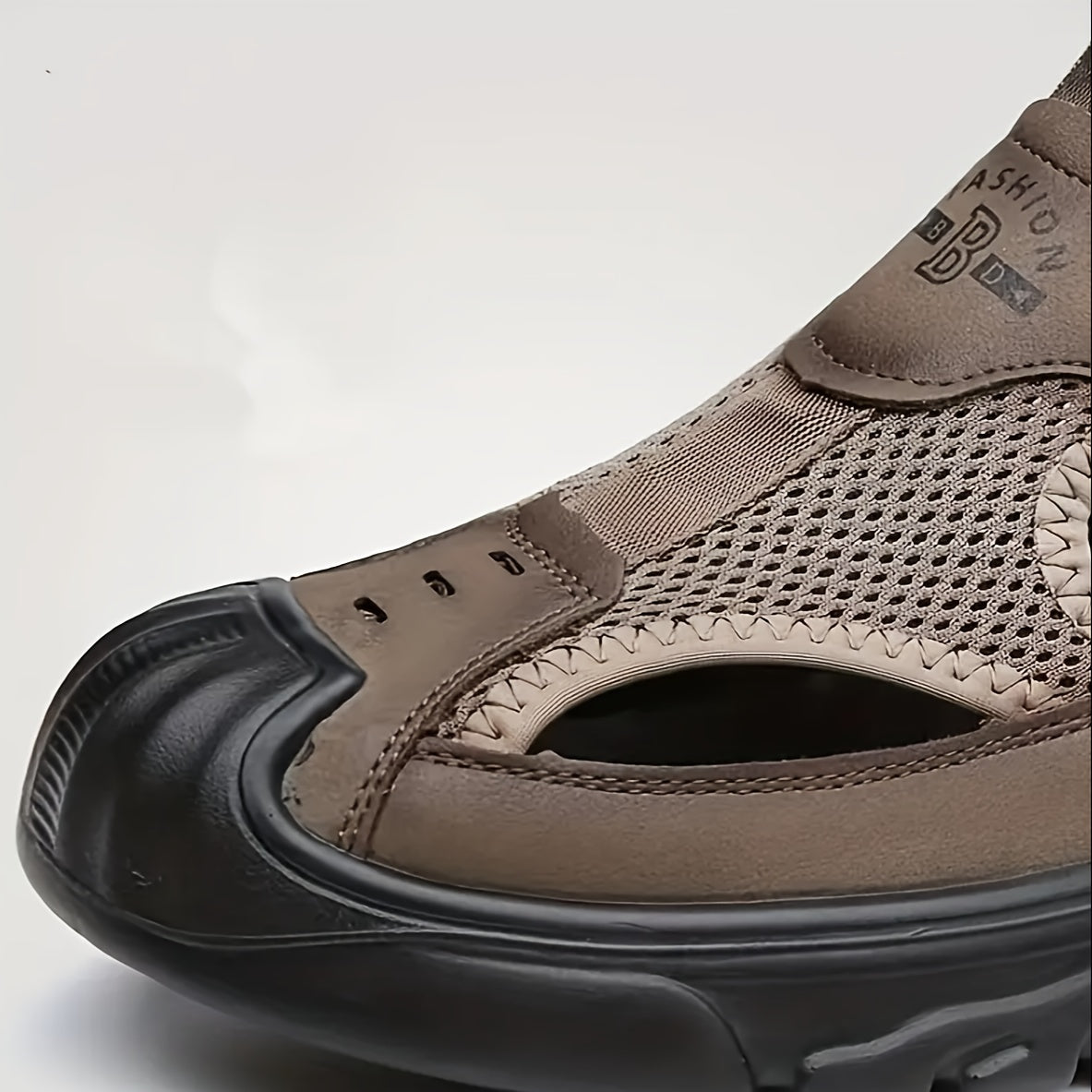 Men's Breathable Sports Sandals Lightweight Durable Fabric Upper PU Sole Low Top All-Season