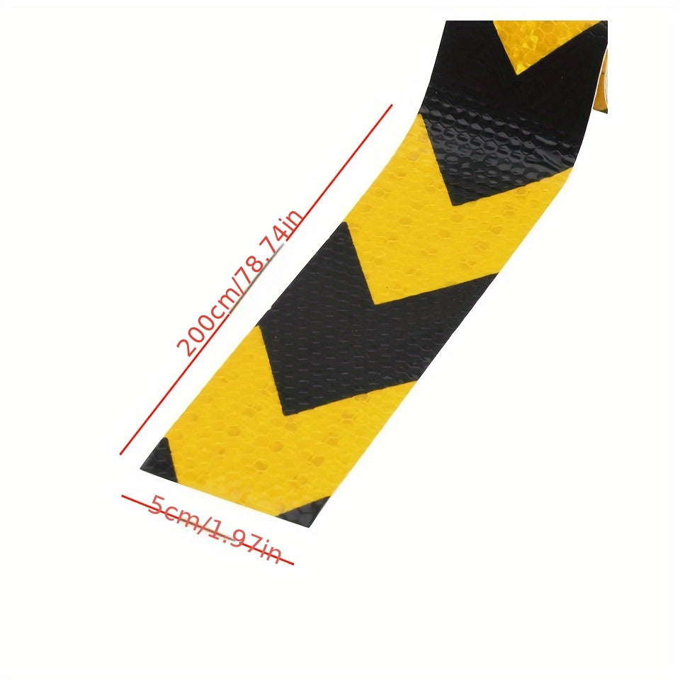 Reflective Tape 5cmx200cm Self Adhesive Warning Safety Film for Cars