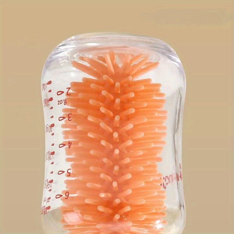 Set of 3 Soft Silicone Food Containers with Cleaning Brush for Feeding and Storage