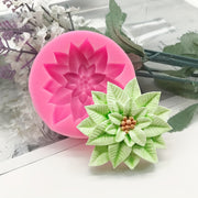Silicone Mold Set for Christmas Holly Leaf 2 Pieces for Baking and Crafts