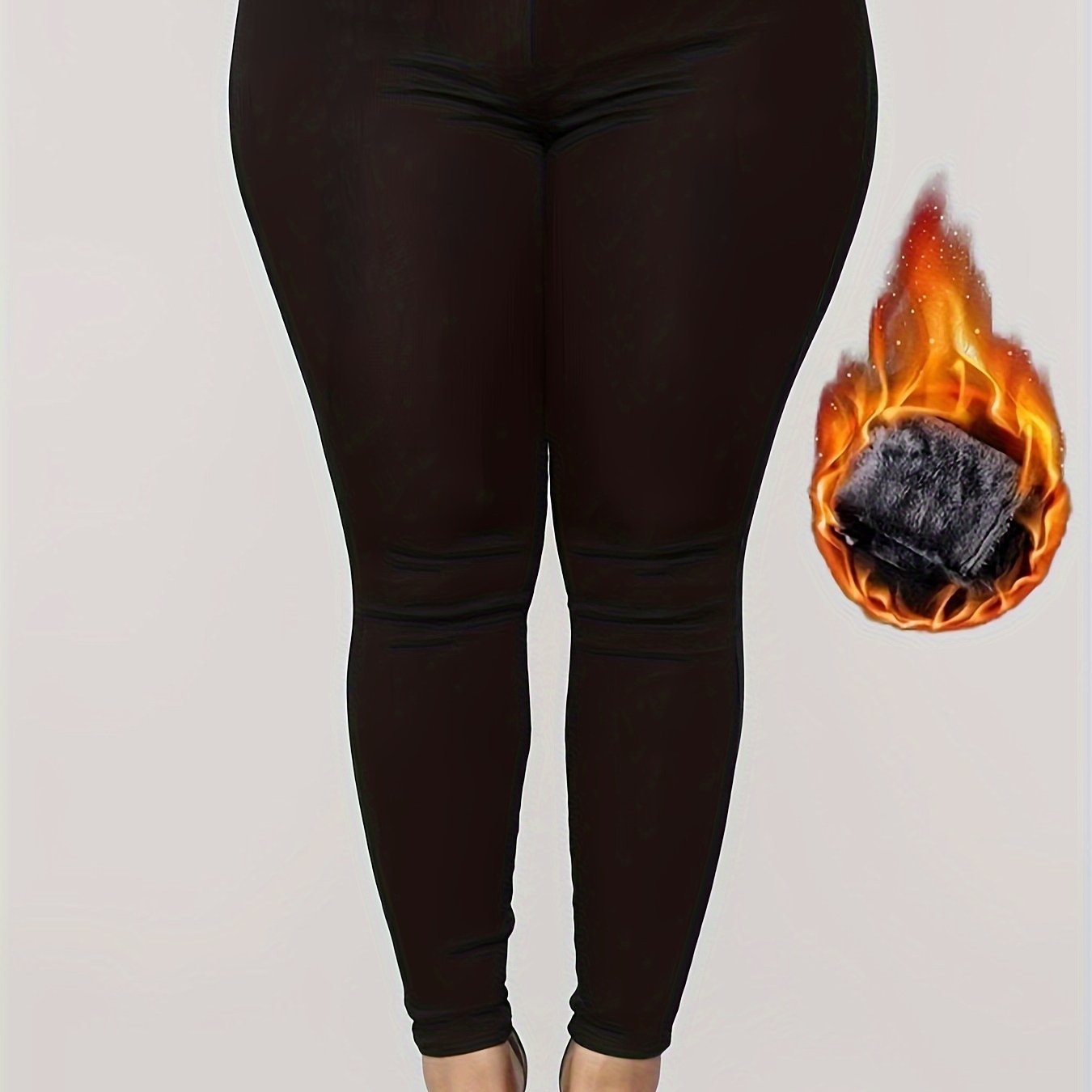 Plus Size Women's Denim Pants Thickened Warm Skinny Jeans Winter Casual