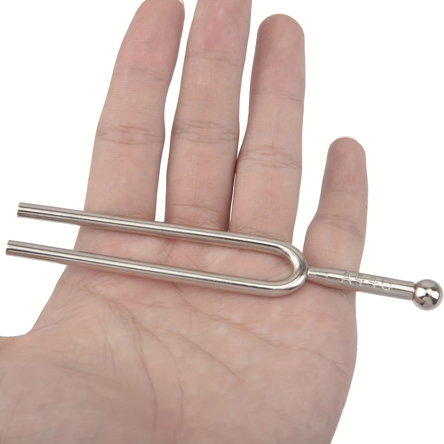 Eavnbaek 1 шт. Стандартные A 440 Гц настройочные вилки из нержавеющей стали для музыкальных инструментов, совместимые с настройкой скрипки, альта и гитары. Подходит для исцеления ДНК, звук.