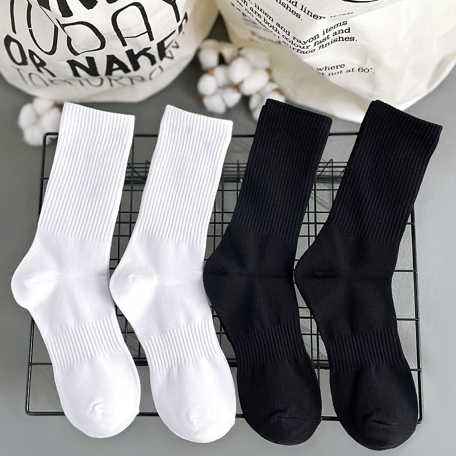 5 ta erkaklar uchun sport paypoqlari - vintage qulaylik, teri so'ruvchi, sport uchun mustahkam