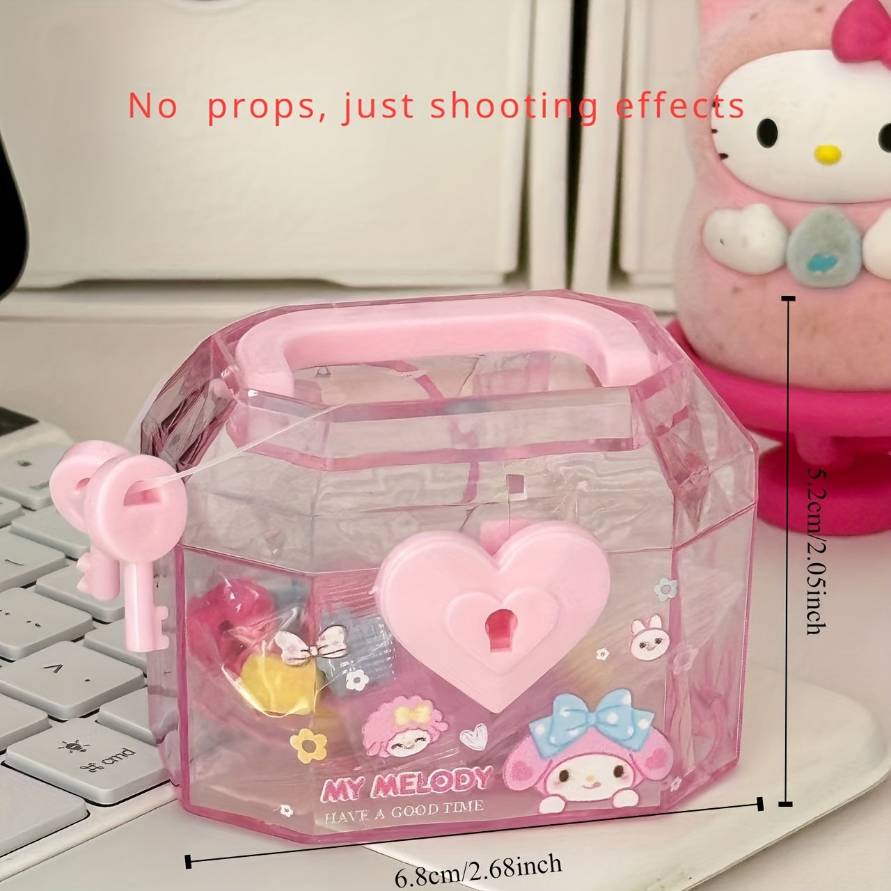 Caja organizadora de joyería de plástico para cuentas, pulseras y colección de abanicos