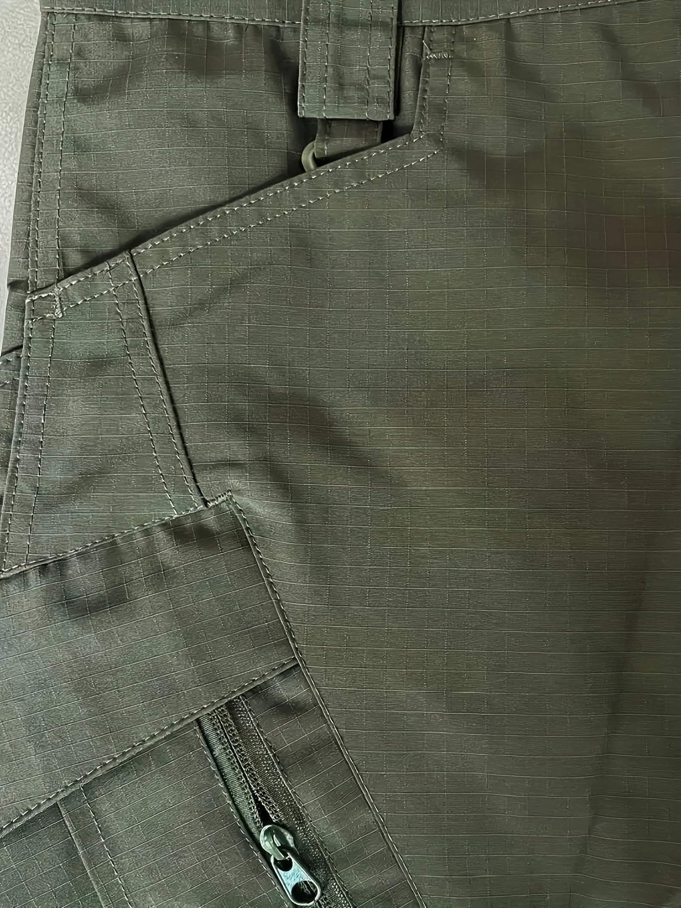 Men's Waterproof Cargo Pants for Outdoor Activities with Pockets and Solid Color