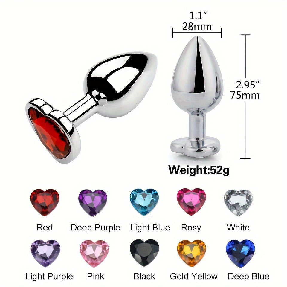 Унисекс силиконовая анальная пробка в форме сердца для личного секс-игрушки массажер