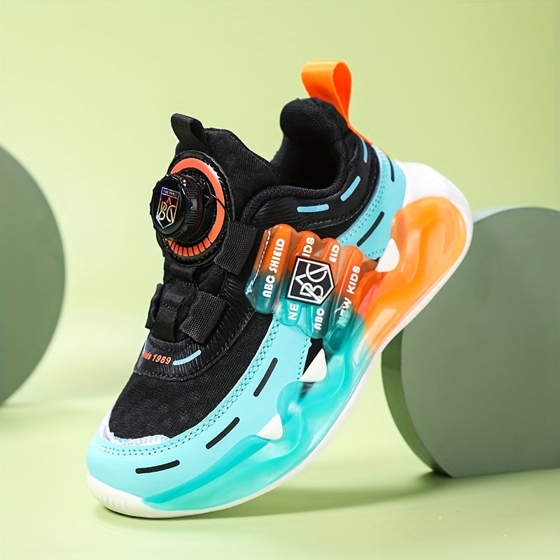 Kids' Breathable Fabric Sports Sneakers for Boys and Girls Age 14 and Under Lightweight All-Season Outdoor Shoes