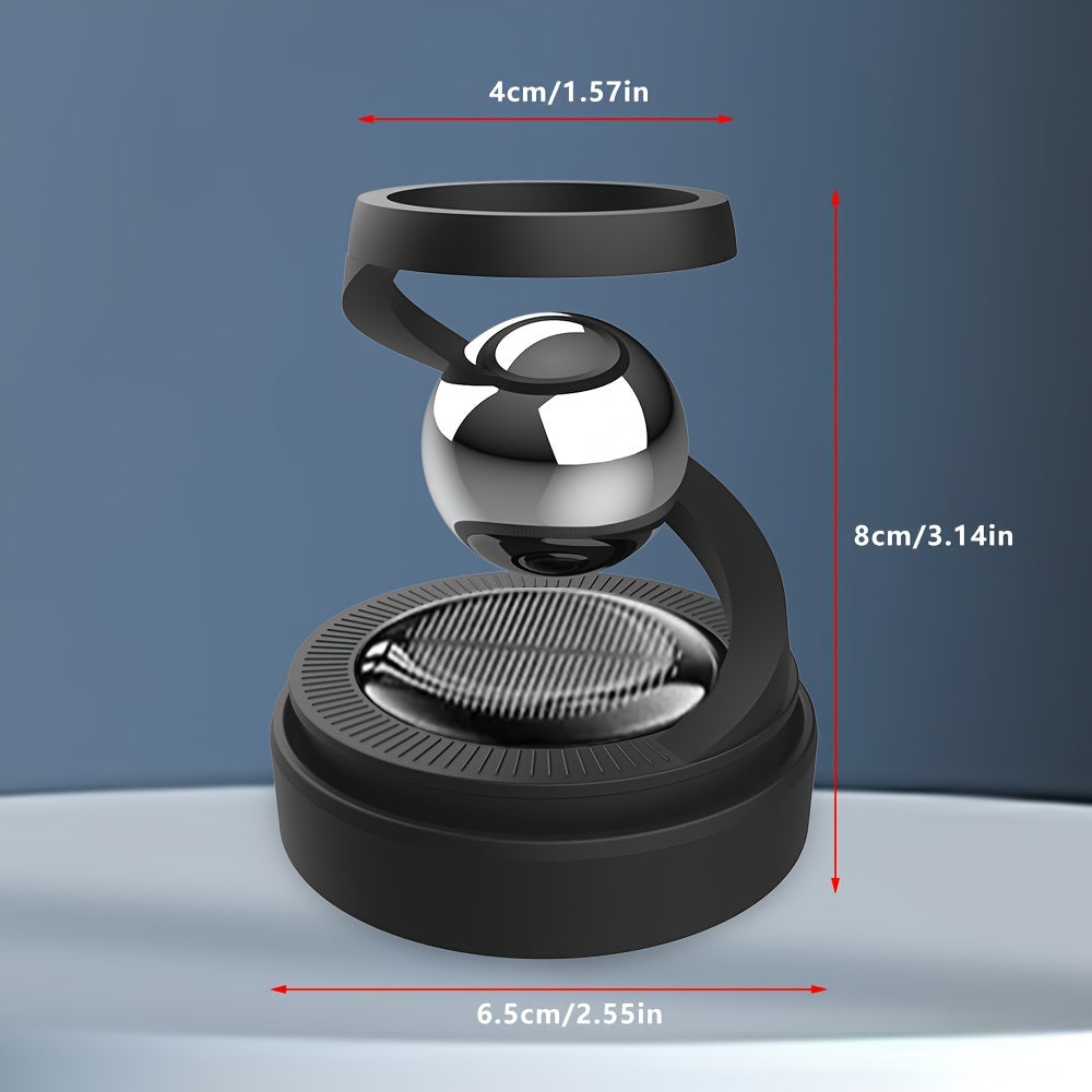 Solar-Powered Car Aromatherapy Diffuser Rotates Long-Lasting Fragrance Interior Accessory