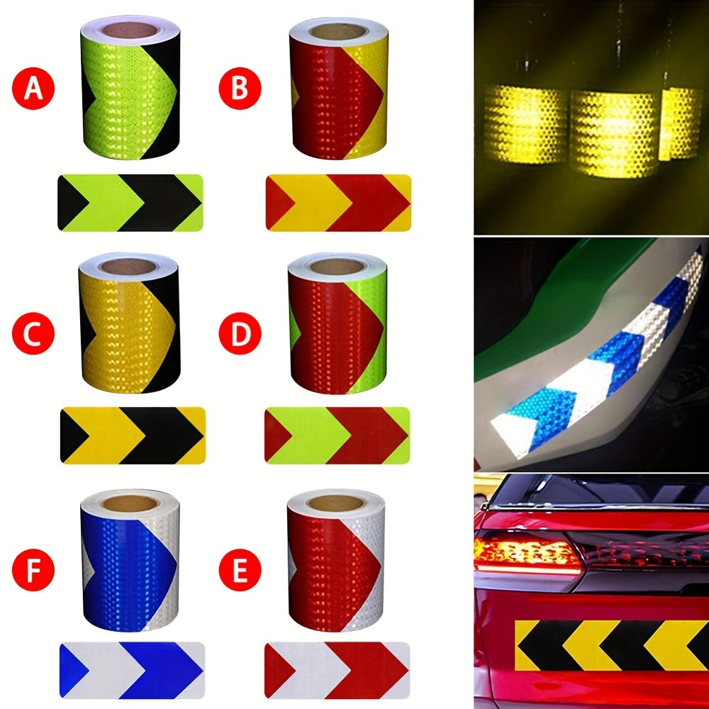 Reflective Tape for Cars and Motorcycles 5cm x 200cm Safety Warning Sticker