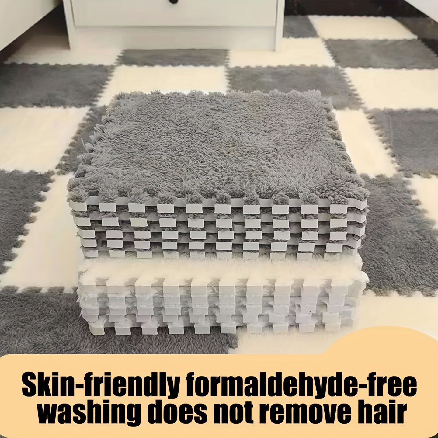 Set of 30/50 Interlocking Foam Floor Mats Square Carpet Area Rug Anti-Slip Seat Pads