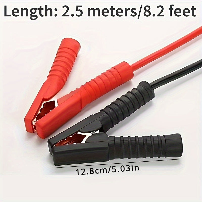 1000A Car Jump Starter Cable Set 3.05m Insulated Alligator Clips Cold Weather Resistant