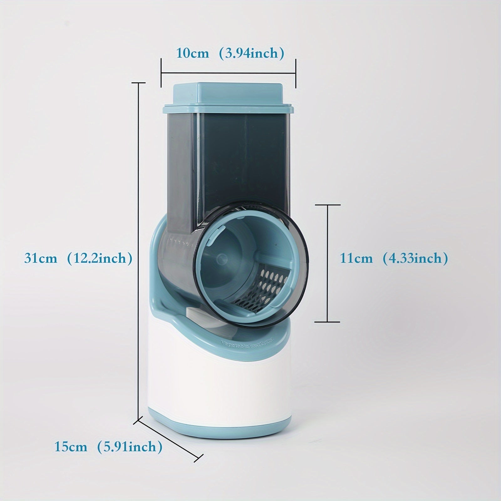Electric Vegetable Cutter with 3 Blades USB Rechargeable Dicer and Slicer