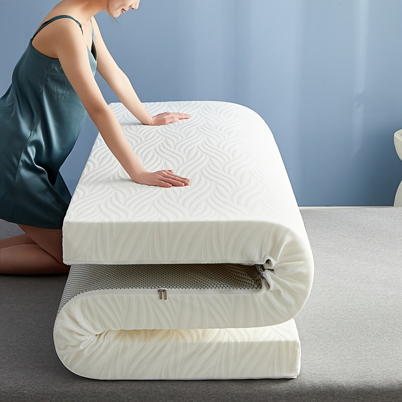 Memory Foam Mattress with Washable Cover for Home and Dorm Use