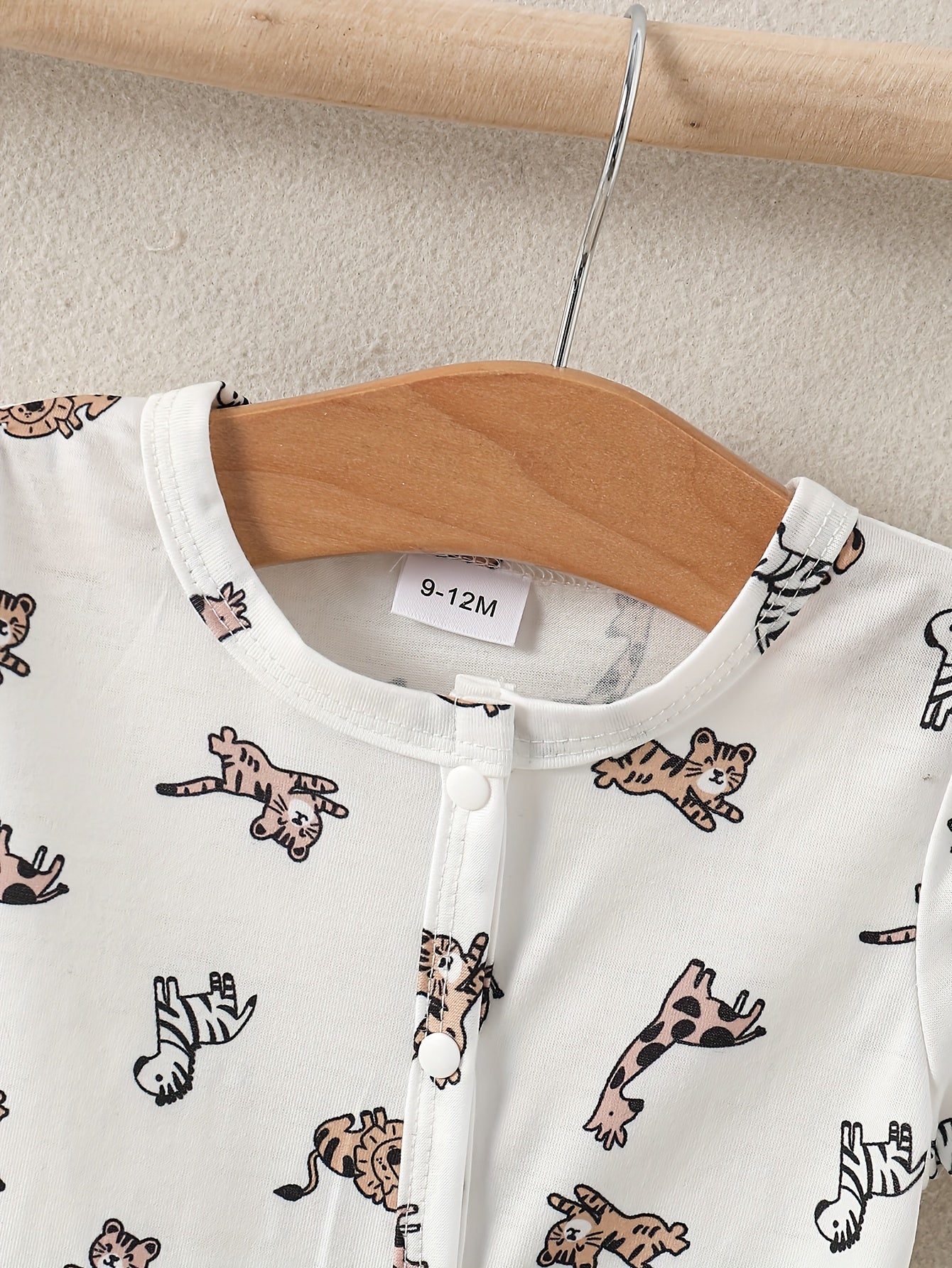 Baby Boys Summer Jumpsuit Set Cotton Animal Prints Stripes Solid Colors 0-3 Years